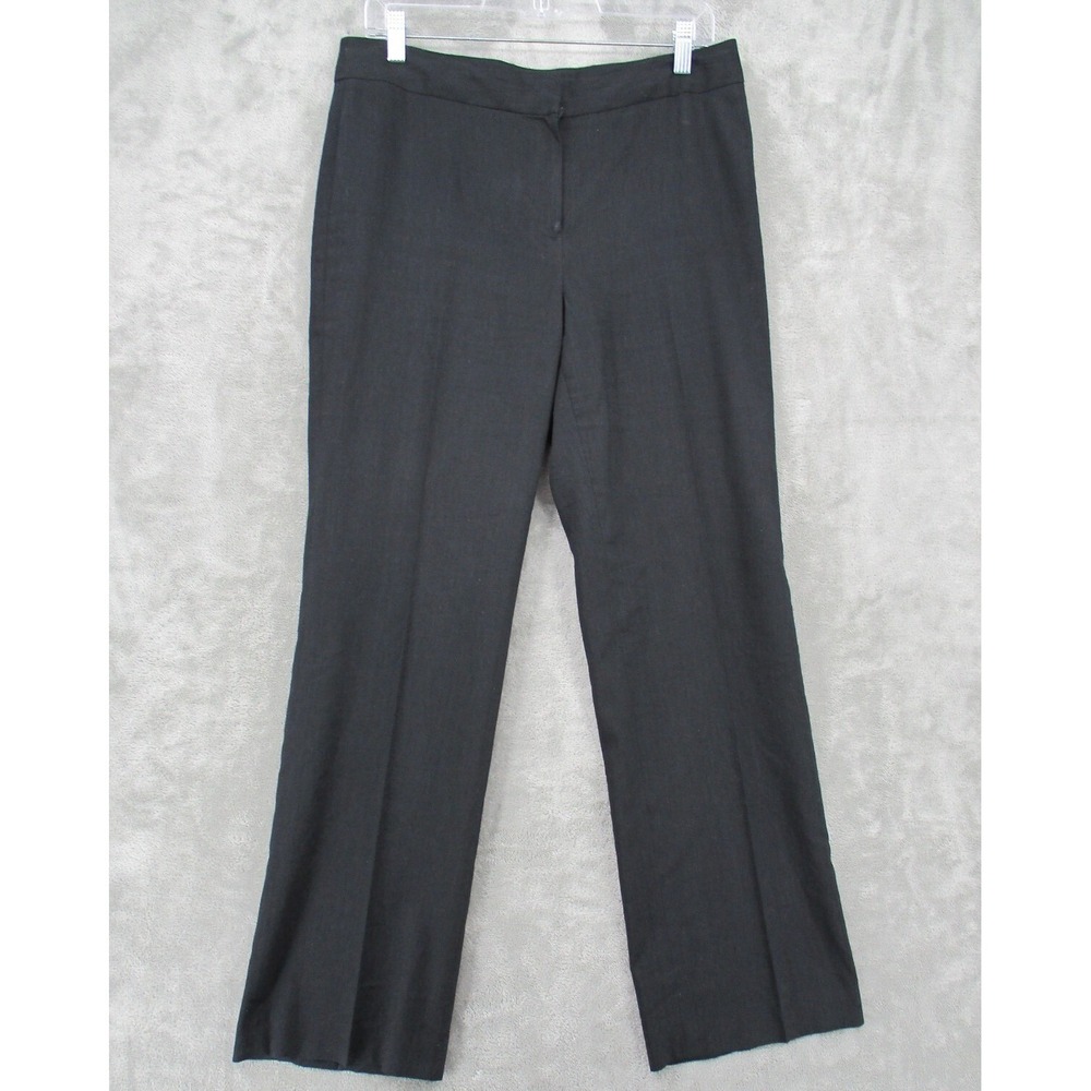 Jones New York Pants Womens Size 8 Petite Linen Blend Stretch Trousers Office